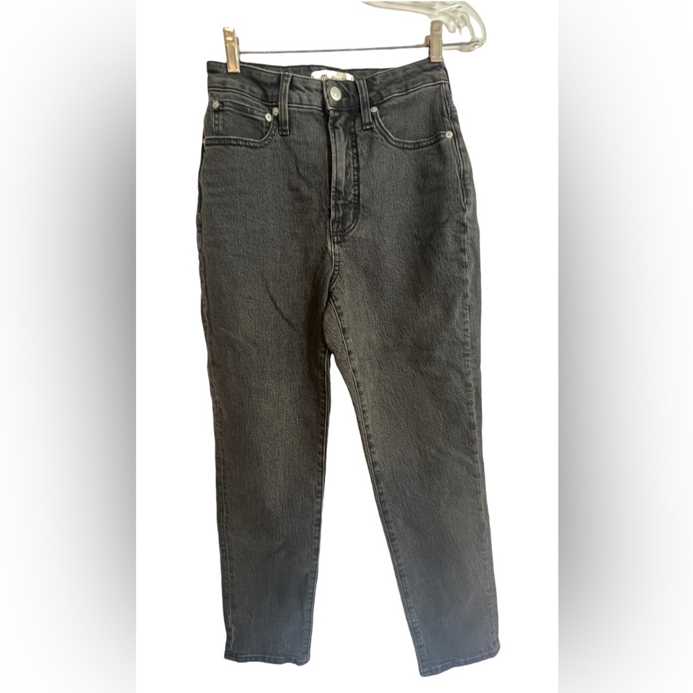 NWT Madewell Curvy Perfect Vintage Jean size 26 in Black